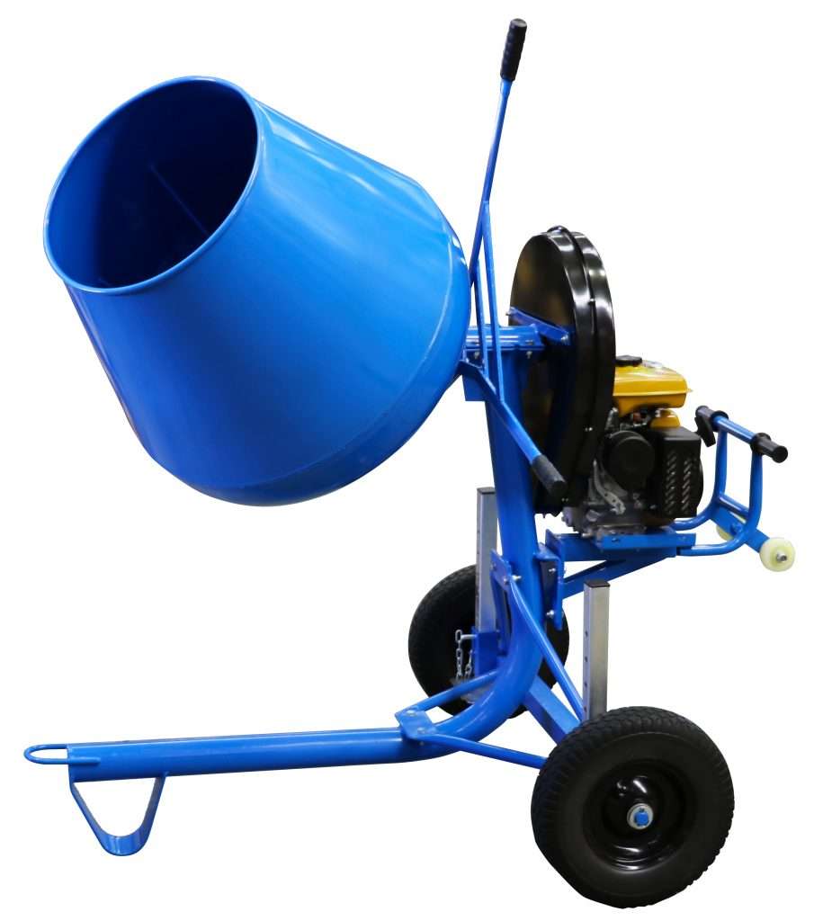 Cement Mixer SideTip Petrol 3.5cu Crommelins Machinery