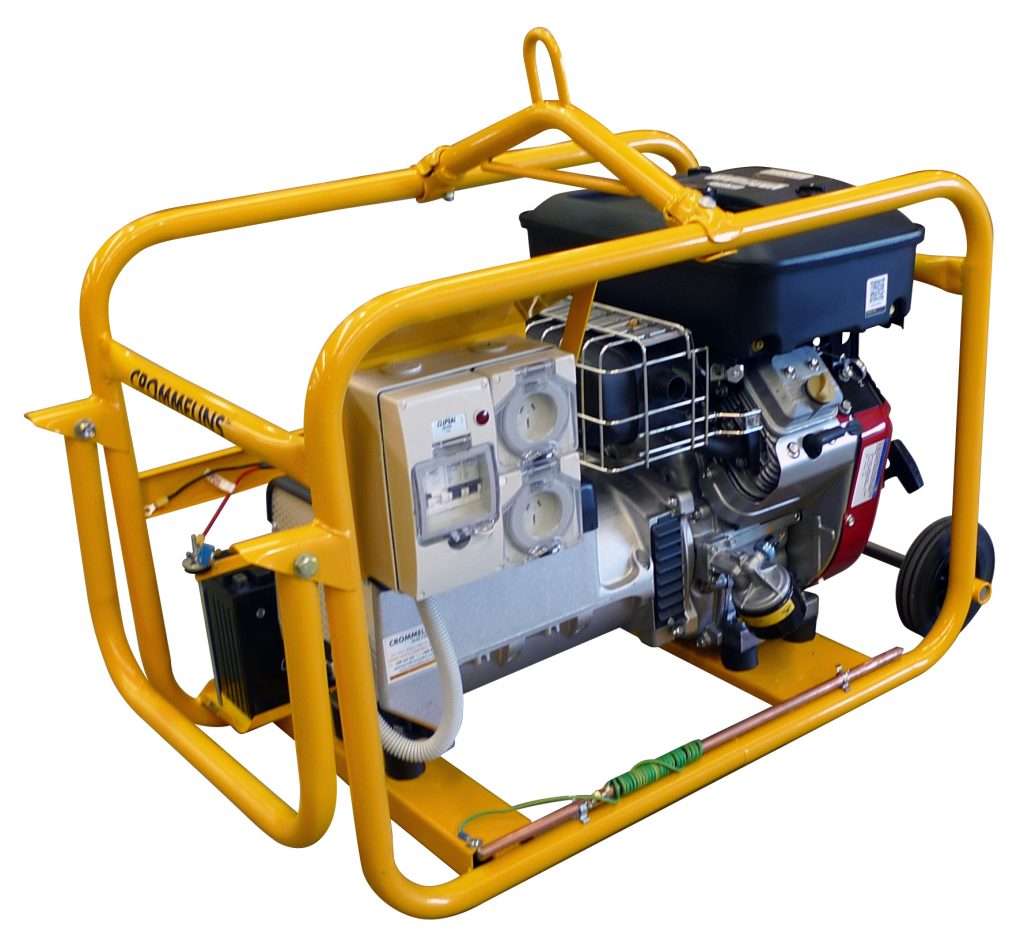 Crommelins Generator Petrol Hirepack Electric Start 8000w