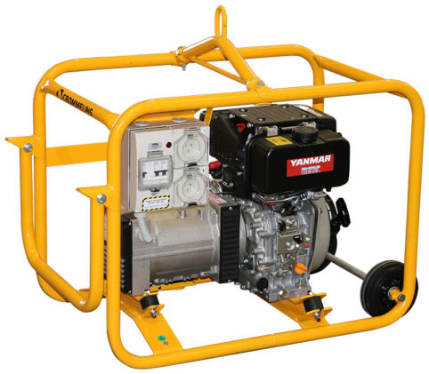 Crommelins Generator Diesel Yanmar Hirepack Estart 3500w