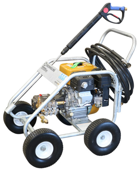 Crommelins Pressure Cleaner Hybrid 3000psi with galvanise frame