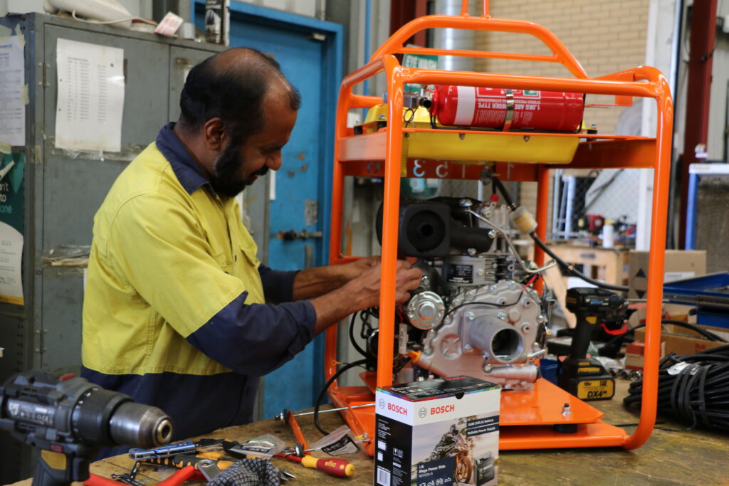 In production 4 How Crommelins Delivered a Custom Drive Unit Design to Meet Pinnacle Hire’s Runtime and Site Needs 8 In production 4 How Crommelins Delivered a Custom Drive Unit Design to Meet Pinnacle Hire’s Runtime and Site Needs 7